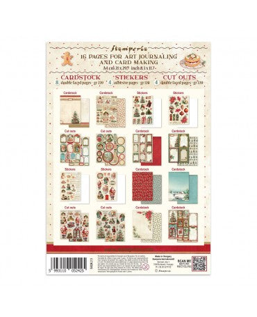 JUNK JOURNAL STAMPERIA A4 Classic Christmas 2