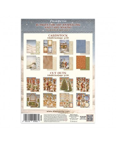 JUNK JOURNAL STAMPERIA A5 Silent Night 2