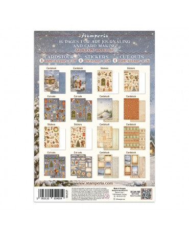 JUNK JOURNAL STAMPERIA A4 Silent Night 2