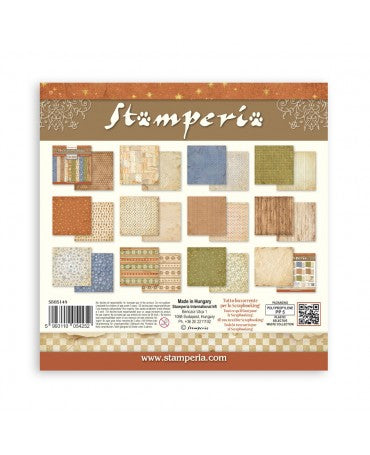 COLECCIÓN 20X20 STAMPERIA Background Silent Night 2