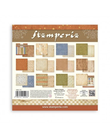 COLECCIÓN 30x30 STAMPERIA Background Silent Night 2