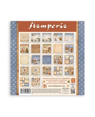 COLECCIÓN 30X30 STAMPERIA MAXI PAD 22 hojas Silent Night 2