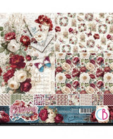 COLECCIÓN 30x30 CIAO BELLA Patterns Bohemian burgundy 1