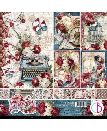 COLECCIÓN 30x30 CIAO BELLA Bohemian burgundy 1
