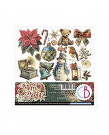 RECORTABLES CIAO BELLA 15x15cm Merry & Bright 1