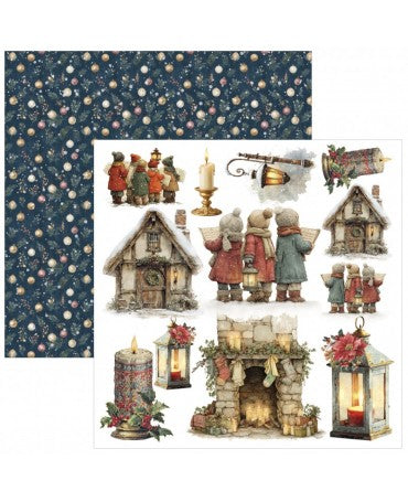 RECORTABLES CIAO BELLA 15x15cm Merry & Bright 2