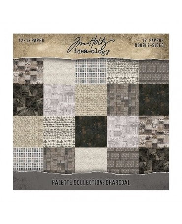 Colección 30x30 Tim Holtz Charcoal 1