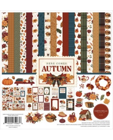 COLECCIÓN 30x30 CARTA BELLA Here Comes Autumn 1