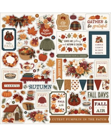 COLECCIÓN 30x30 CARTA BELLA Here Comes Autumn 2