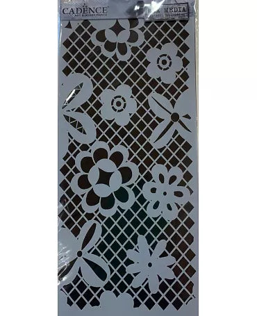 STENCIL FLORES 1