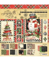 Colección 30x30 GRAPHIC 45 Merry-ful Greetings 1