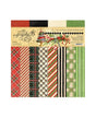 Colección 30x30 GRAPHIC 45 Merry-ful Greetings Plaids & Stripes 1