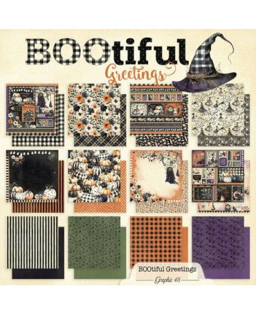 Colección 30x30 GRAPHIC 45 BOOtiful Greetings 2