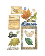 Molde STAMPERIA silicona A5 Flowers and Poems 2