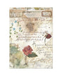 Papel arroz Stamperia A4 (6UD) Flowers and Poems 1