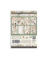 Washi Tape STAMPERIA 8 HOJAS A5 Flowers and Poems 2