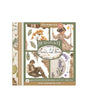 Transfer Rub On STAMPERIA 15x15 Flowers and Poems 1