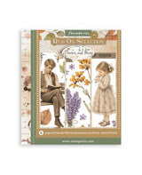 Transfer Rub On STAMPERIA 20x23 Flowers and Poems 1