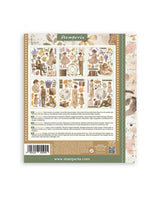 Transfer Rub On STAMPERIA 20x23 Flowers and Poems 2