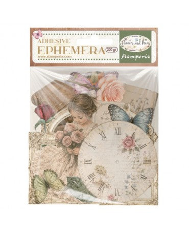 Ephemera Stamperia Flowers and Poem 1