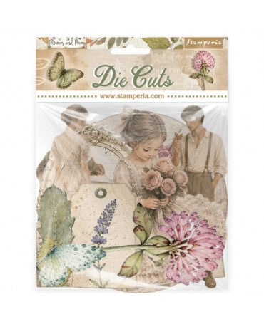 DIE CUTS STAMPERIA Flowers and Poems 1