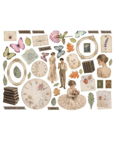 DIE CUTS STAMPERIA Flowers and Poems 2