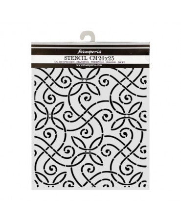 STENCIL Stamperia 20x25cm Our Way Artistic Pattern 1