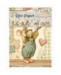 Papel arroz Stamperia A6 (8UD) Cozy Family 1