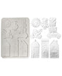 Molde STAMPERIA silicona A5 Cozy Family Birds 1