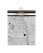 STENCIL Stamperia 20x25cm Cozy Family Letters 1