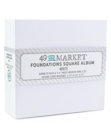 ALBUM 49 Market Foundations Square Blanco 1
