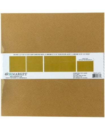 ALBUM 49 Market Foundations 12x12 kraft 2