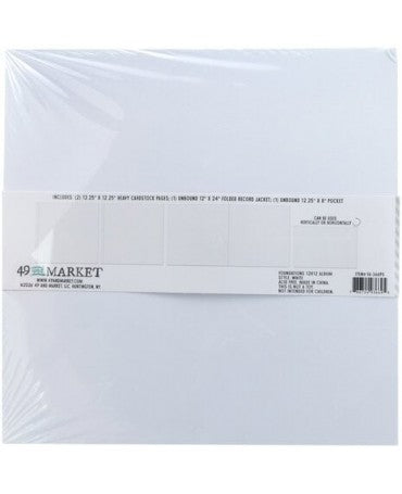 ALBUM 49 Market Foundations 12x12 Blanco 2