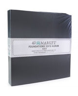 ALBUM 49 Market Foundations 12x12 Negro 1