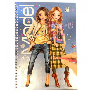 Cuaderno para colorear top model 2