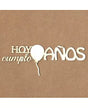 Chipboard Hoy cumplo años con globo 1