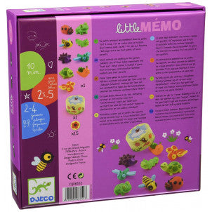 Juego little memo djeco 2