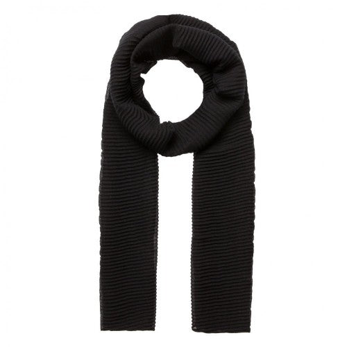 Fular plisado negro codello 1