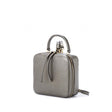 Bolso mochila de piel lucilla gris gianni chiarinni 1