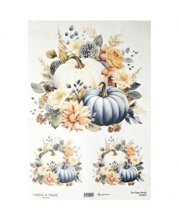 Papel arroz Cadence A3 NG0411 Calabazas 1