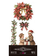 Transfer Rub On PFY 15x30cm - 4 hojas Christmas Memories 1