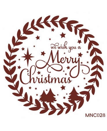 Stencil MISS 25x25cm MNC028 1