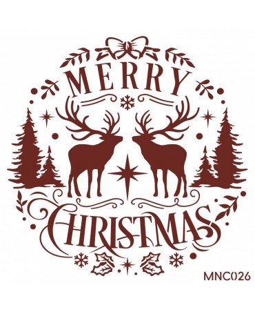 Stencil MISS 25x25cm MNC026 1