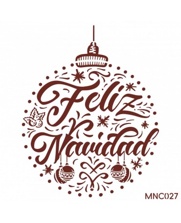 Stencil MISS 25x25cm MNC027 1