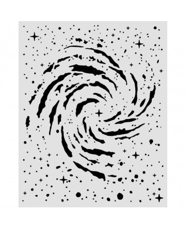 STENCIL Stamperia 20x25cm Cosmos Swirling Nebula 1