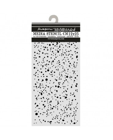 STENCIL Stamperia 12x25cm Cosmos Spots 1