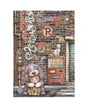 Papel arroz Stamperia A4 Furry Friends 2 Cat and Dog 1