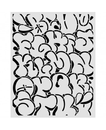 STENCIL Stamperia 20x25cm Furry Friends 2 Pop Art Pattern 1