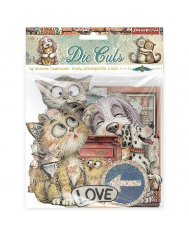DIE CUTS STAMPERIA Furry Friends 2 1