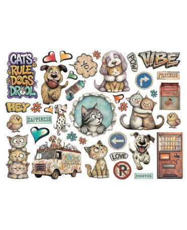 DIE CUTS STAMPERIA Furry Friends 2 2